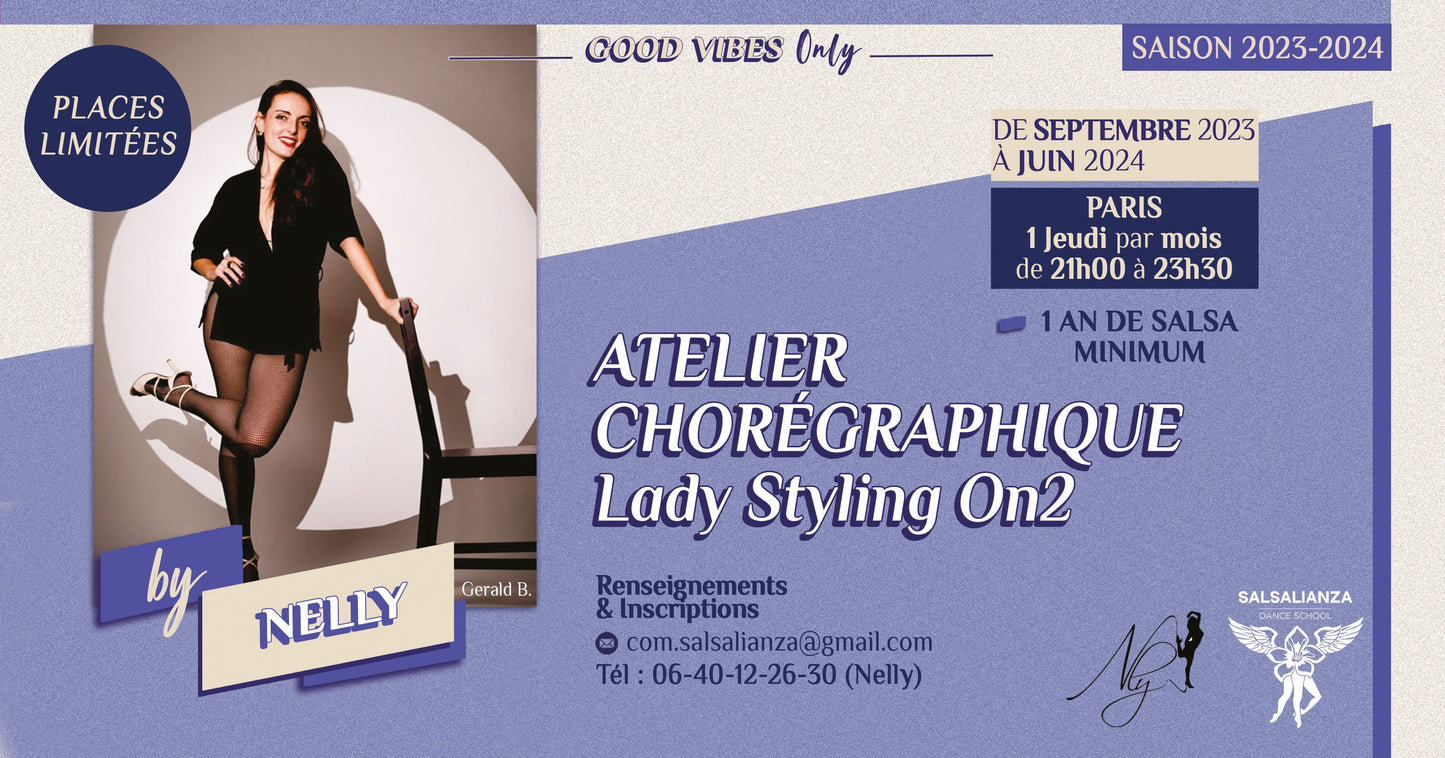 Atelier Lady Styling Nelly (Niveau requis : 1 an de Salsa minimum)